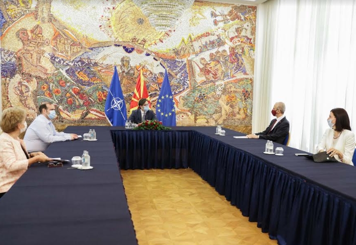 Проштална средба на Пендаровски со словенечкиот амбасадор Јазбец