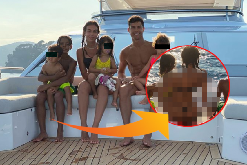 Фотографија која предизвика полемики: Џорџина се фотографирала со сопругот и децата, по што следеле бурни реакции