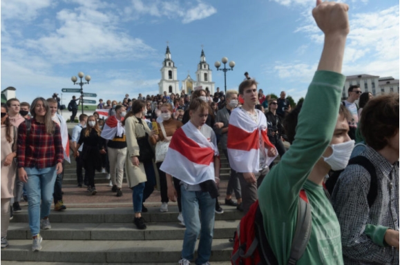 Протест на студентите во Белорусија