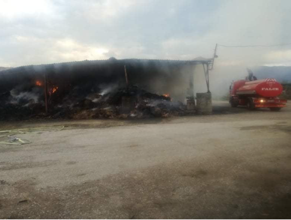 Во тетовска Брвеница пожар во објект на земјоделска задруга