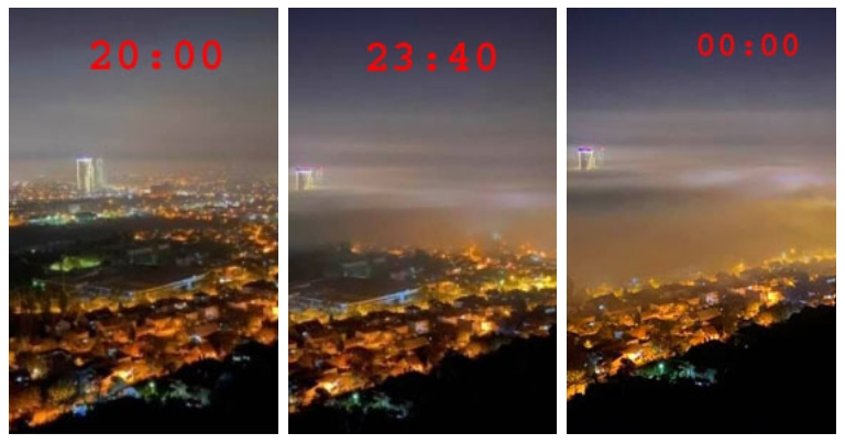 ФОТО: Аерозагадувањето зема замав, еве како изгледаше Скопје синоќа