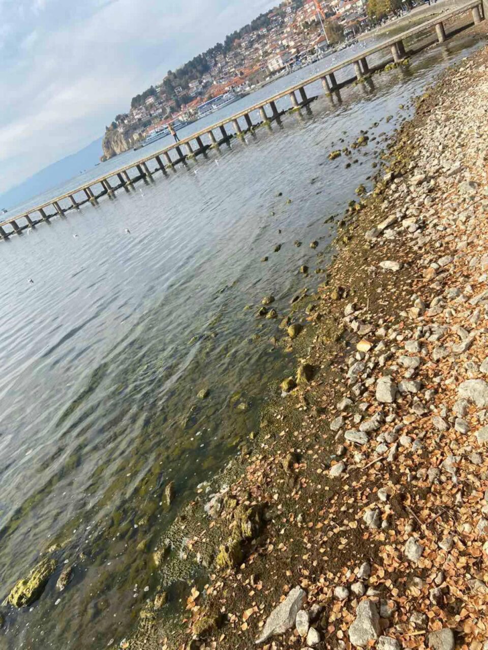 ФОТО: Состојбата на Охридското езеро станува загрижувачка