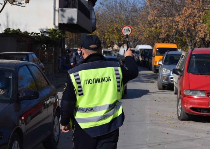 МВР: 101 казнет возач во Скопје