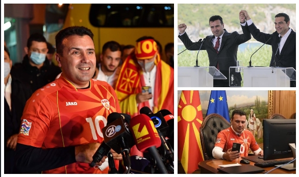 Кога Заев се прави патриот: Смени име, облече дрес, популизмот пуштен на најјако