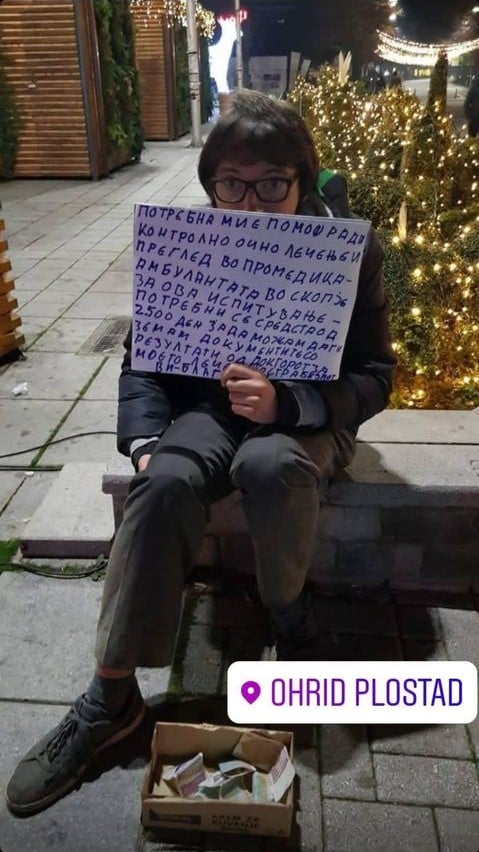 ФОТО: Дете од Охрид моли за помош, потребни се 2.500 денари за испитување!
