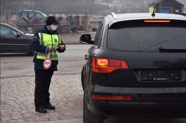 МВР: 244 санкционирани возачи во Скопје