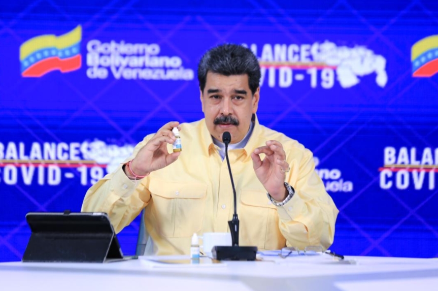 Мадуро промовира капки од мајчина душица како чудотворен лек против Ковид-19, науката резервирана