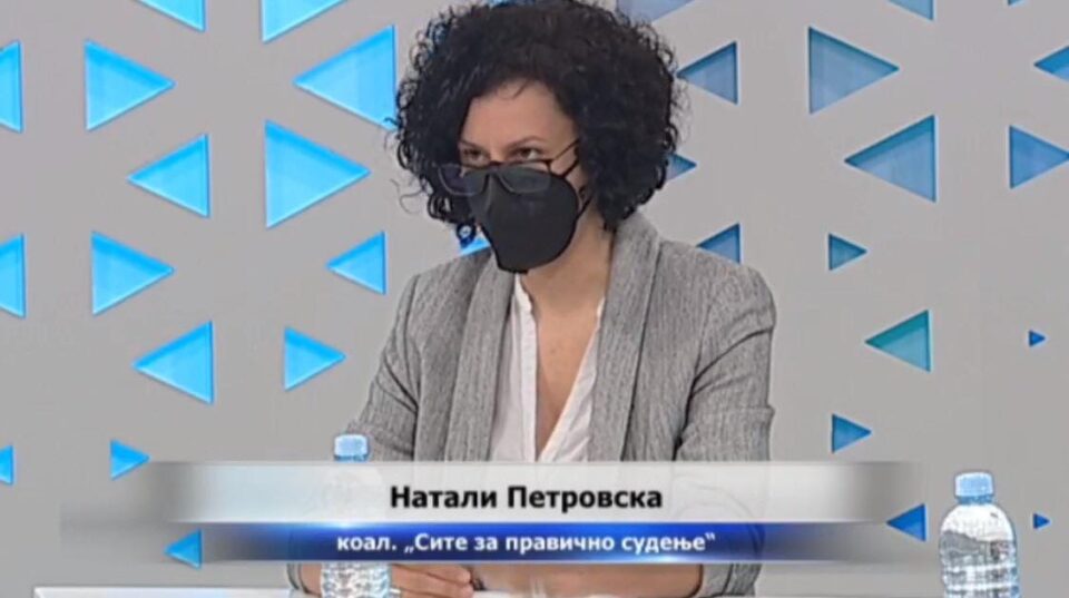 Петровска: Критериумите за прочистување на судството се идентични како во законската регулатива, нема ниту еден обвинител кој бил разрешен или подлегнал на одговорност