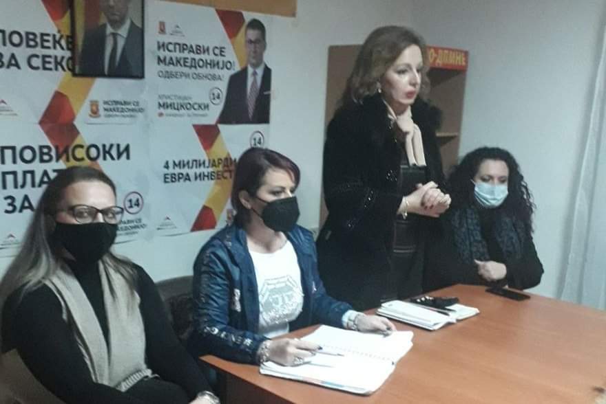 Пешевска од Велес: Жените од ВМРО-ДПМНЕ ќе бидат носители на промените во Македонија