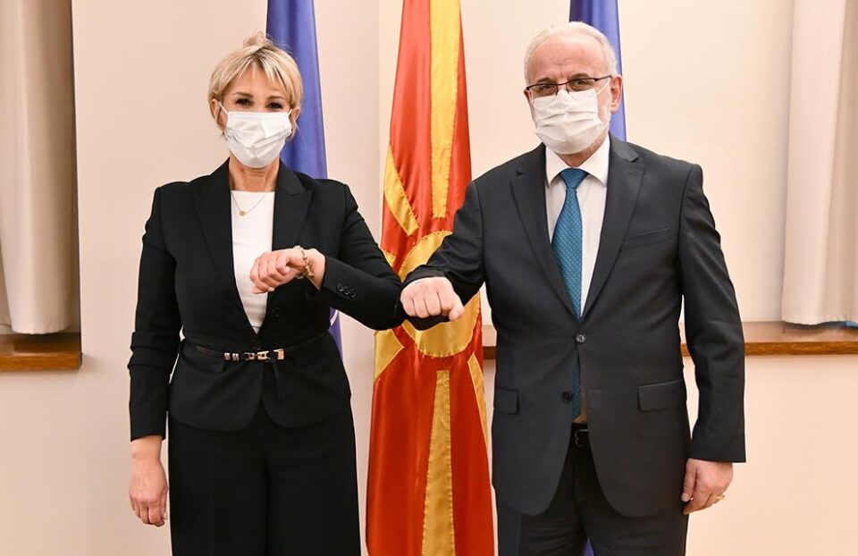 Средба на Џафери со хрватската амбасадорка во Македонија, Нивес Тигањ
