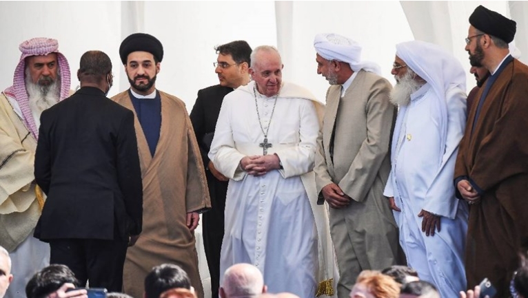Папата Франциск го родното место на пророкот Аврам во Ирак