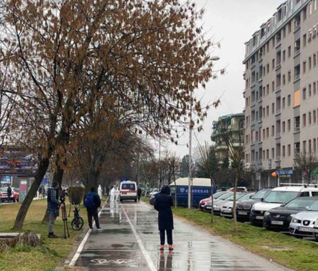 ВИДЕО: Драма во Скопје- Полицијата спречи самоубиство, сакал да се фрли од зграда