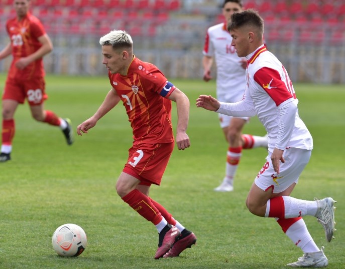 Македонските фудбалери до 19 години одиграа нерешено против Црна Гора