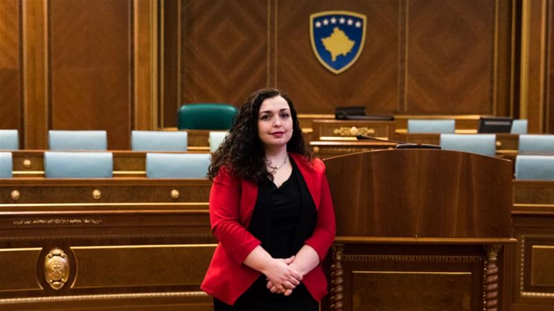 Косовската претседателка им го честита на Пендаровски и на македонскиот народ Денот на независност