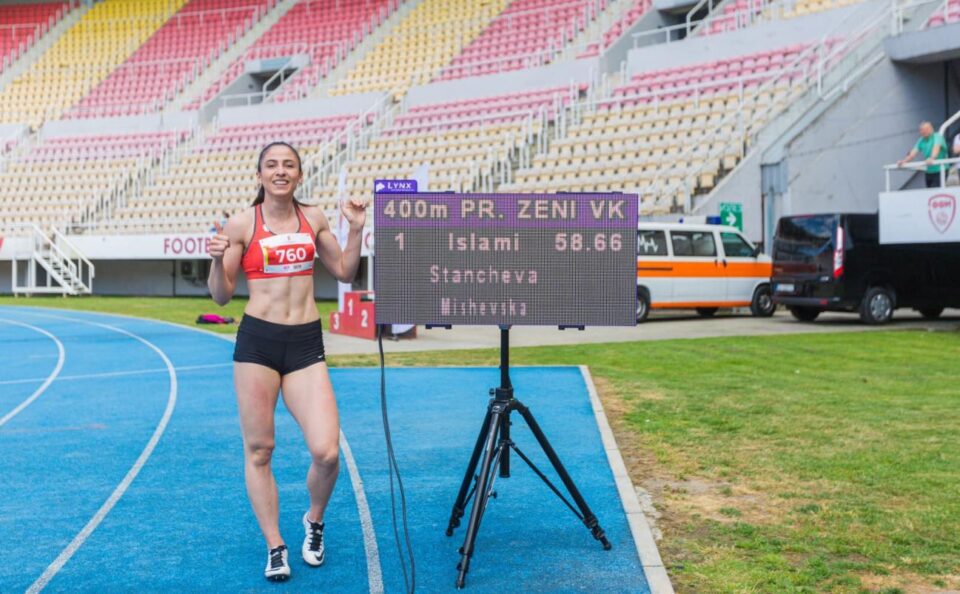 Дрита Ислами го собори државниот рекорд на 400 метри со пречки