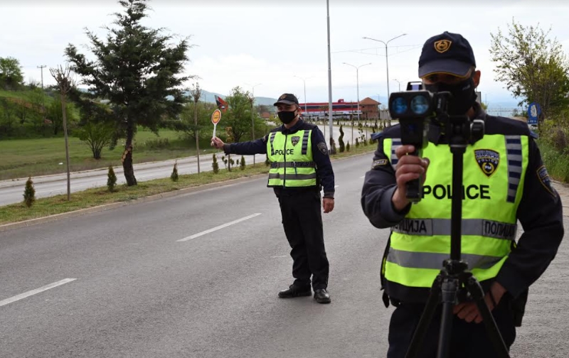 СВР Штип: За брзо возење полицијата напиша 106 казни