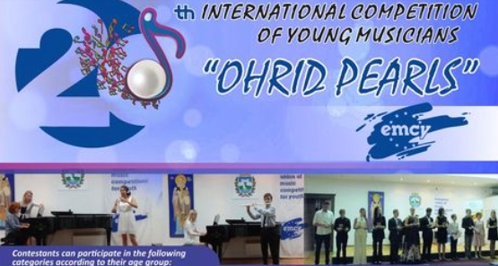 Дваесетто издание на Меѓународниот натпревар на млади музичари „Охридски бисери“