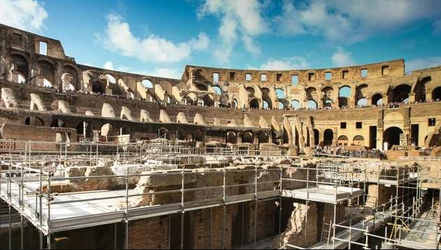 Подземјето на Колосеумот во Рим првпат достапно за туристи