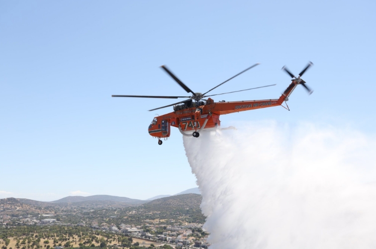 Гомен шумски пожар на грчкиот остров Самос