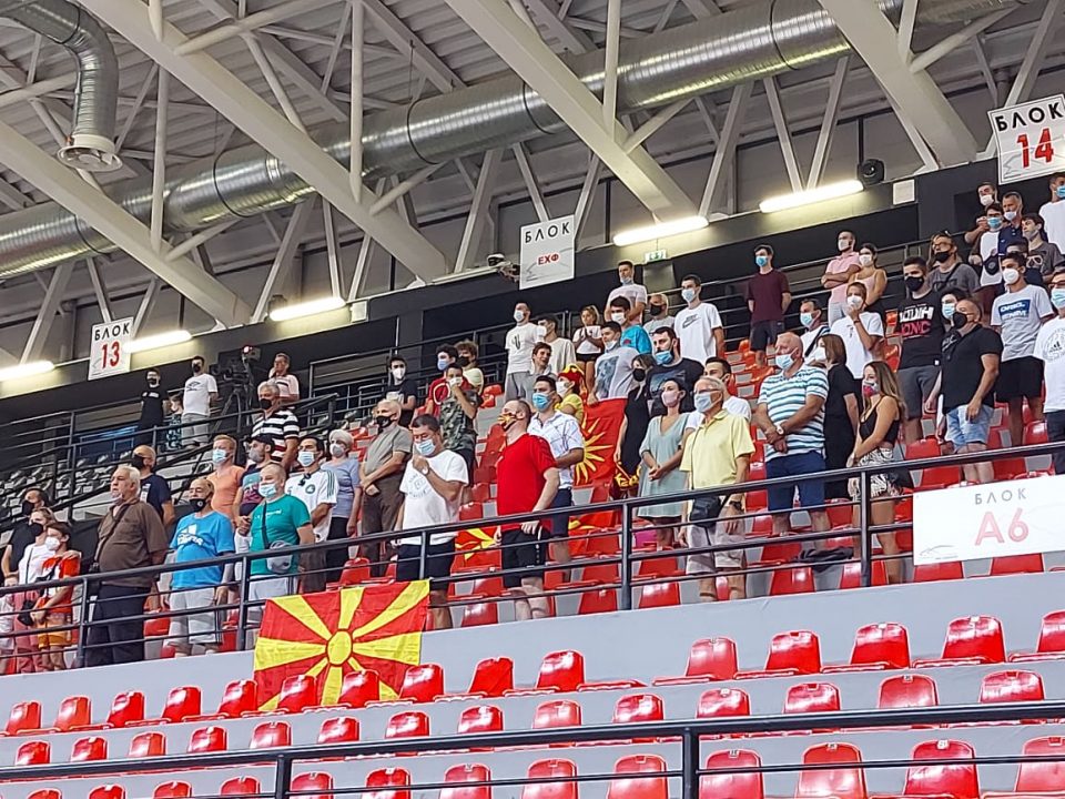 Македонските кошаркари без поддршка од публиката поради новите мерки на Владата