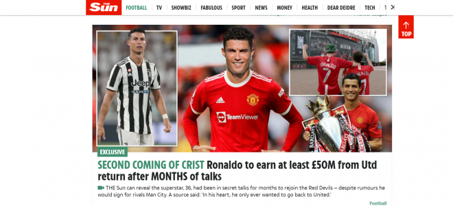 Роналдо тајно преговарал со месеци, во Јунајтед ќе заработи богатство