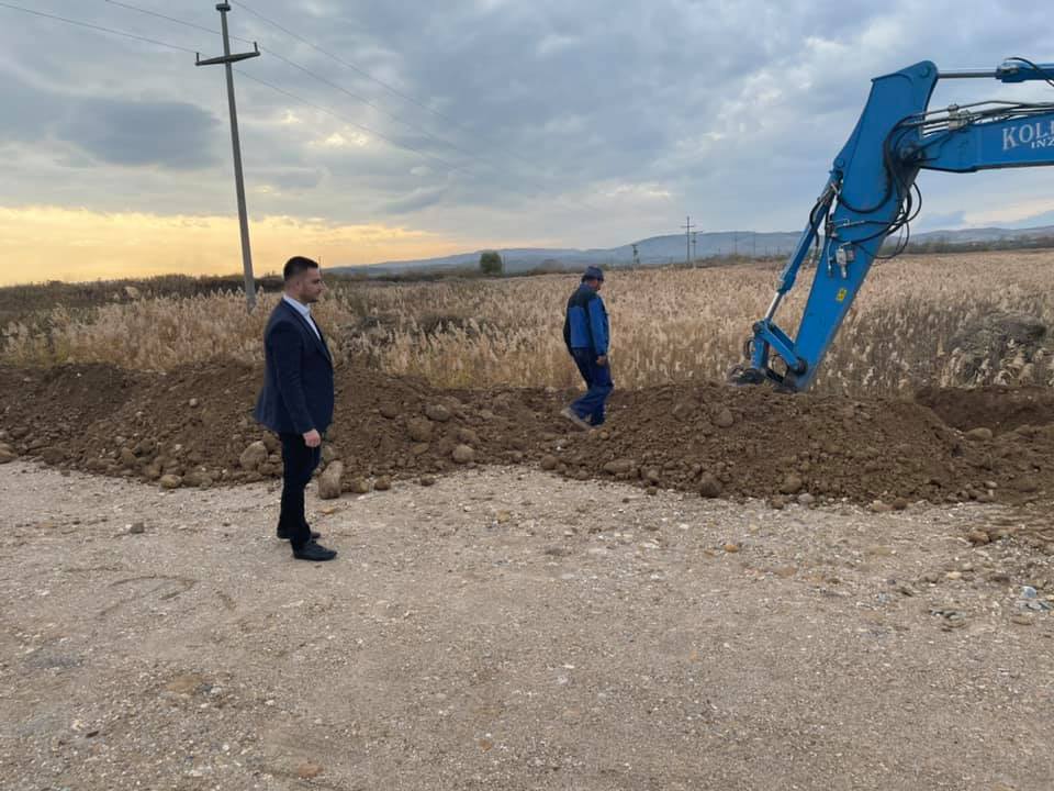 Паунов: Се интензивира изградбата на атмосверската канализација во индустриската зона во Таринци
