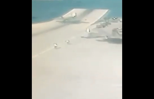 ВИДЕО: Објавена снимка за која се вели дека е од падот на британскиот авион