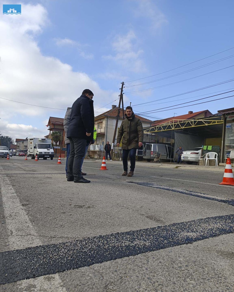 Пецаков: Се санира оштетениот асфалт на улицата „Момчило Јорданоски“,  санацијата продолжува и на другите делови од општина Охрид