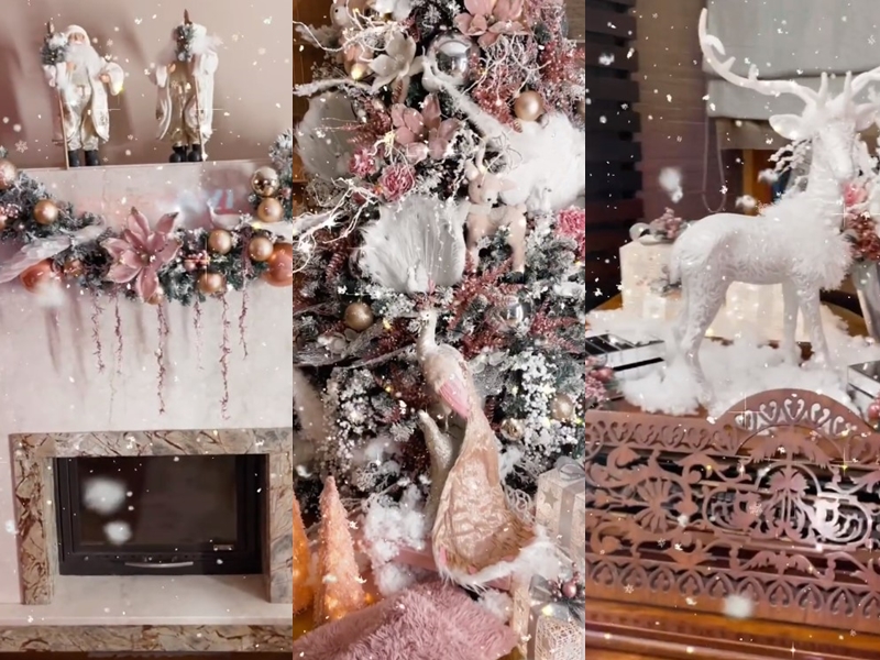 Како во рајот: Кога ќе видите колкава е новогодишната елка на Карлеуша ќе ве заболе вратот – овој луксуз во домот го нема ниту Цеца и Брена (ВИДЕО)