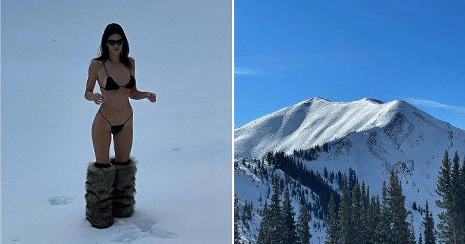 ФОТО: Кендал Џенер во секси издание на снежните падини на Аспен