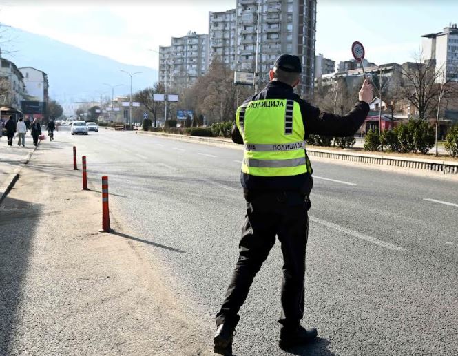 Санкционирани 61 возач на територијата на Центар во Скопје