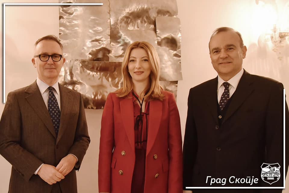 Арсовска во Тирана оствари средба со амбасадорот на Италија во Албанија и шефот на мисијата на ОБСЕ