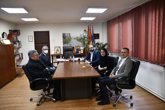 Средба на градоначалникот Ѓорѓиевски со Шефот на мисијата на ОБСЕ во Скопје, Клеменс Која