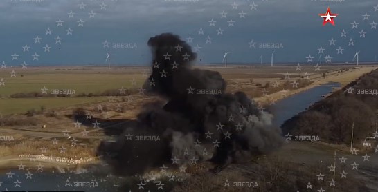 ВИДЕО: Русите уништија брана во Украина