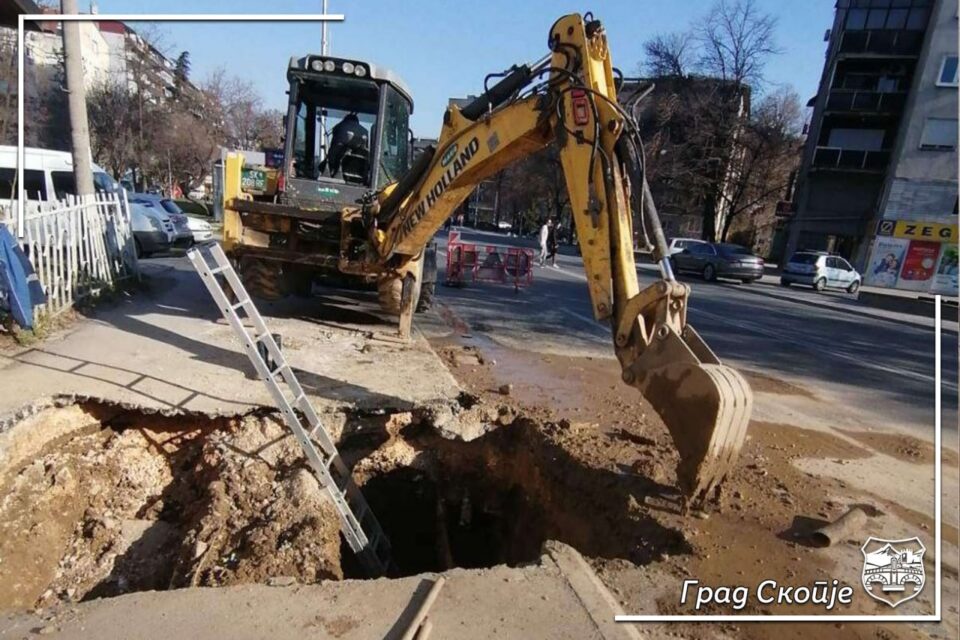 ЈП „Водовод и канализација“ со редовни неделни интервенции за отстранување дефекти