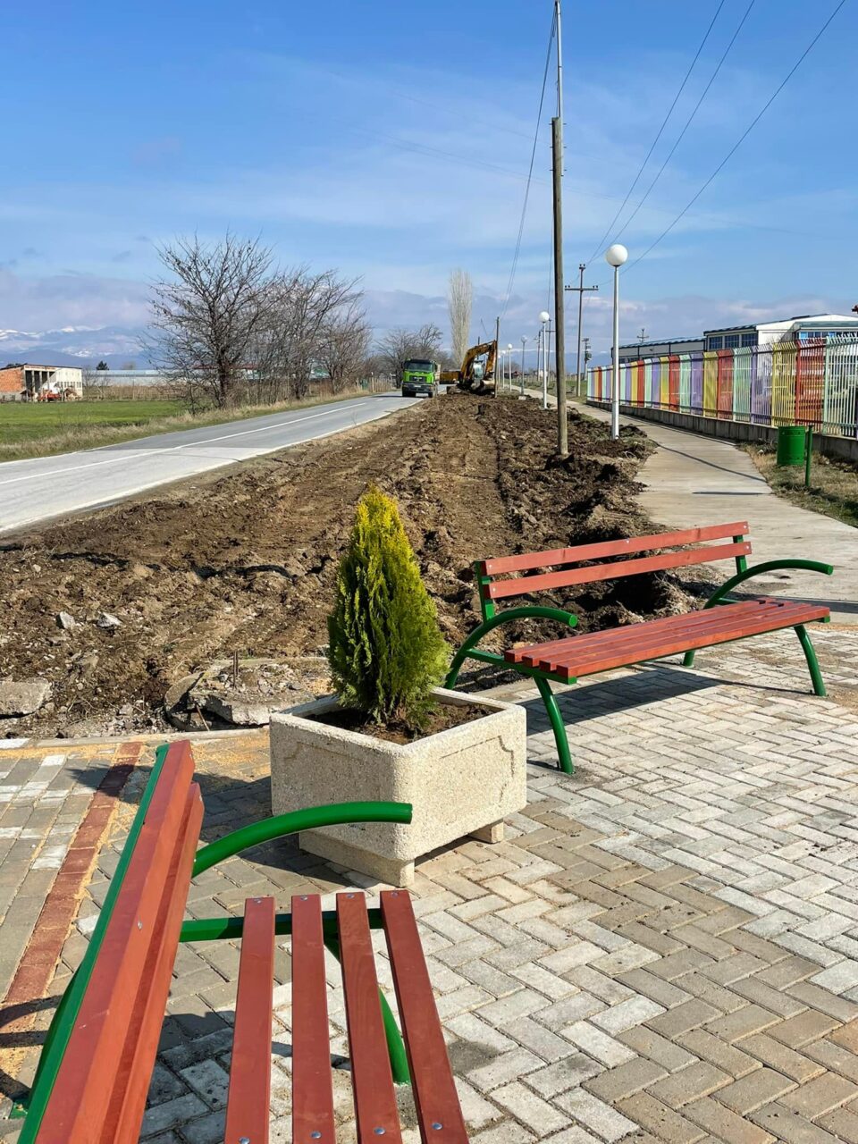 Паунов: Започна уредувањето на просторот покрај патеката во близина на село Таринци