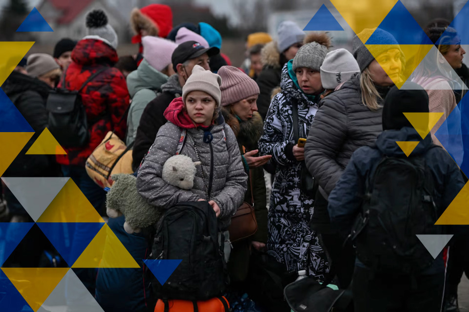 УНХЦР: Досега 10 милиони луѓе ги напуштиле своите домови во Украина