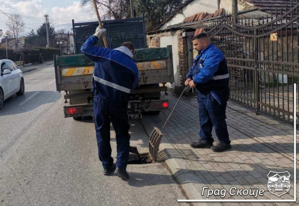 Екипите на Водовод со повеќе интервенции на терен во Скопје