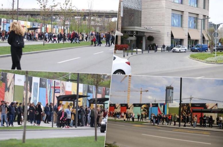 Паника во Белград и Ниш по дојавите за поставени бомби во трговски центри (ВИДЕО)