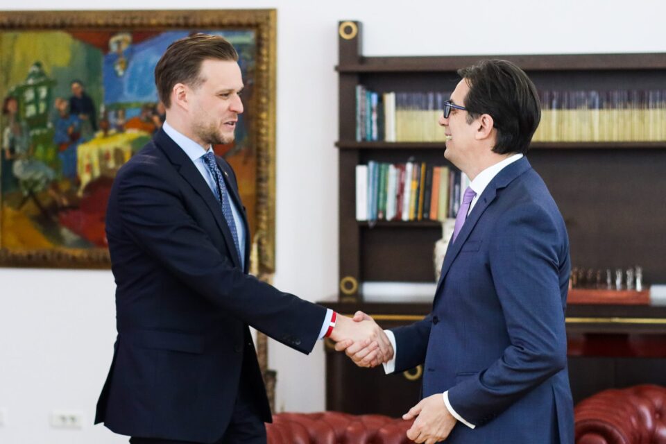 Пендаровски го прими министерот за надворешни работи на Литванија, Габриелиус Ландсбергис