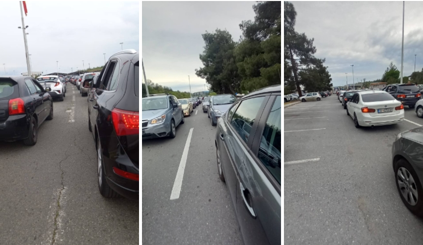 Колона од возила на македонско- грчката граница попладнево: Еве колку време се чека за влез во Македонија
