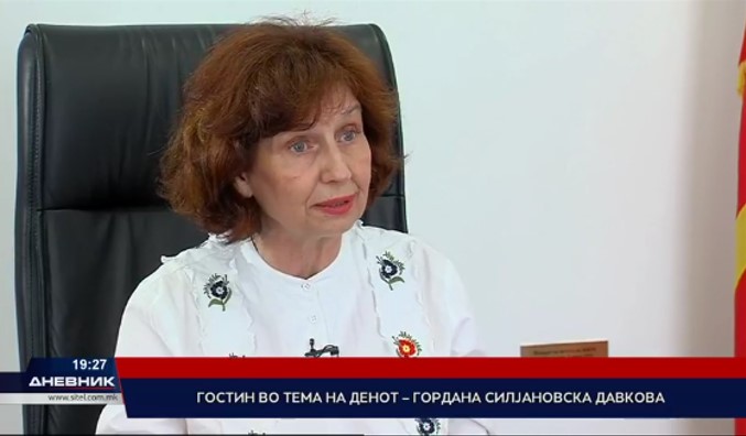 Силјановска Давкова: Џафери вчера се однесуваше како командант, интерпелацијата е за континуираното недолично однесување