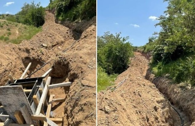 Паунов: Финишира изградбата на цевководот до селото Црвулево
