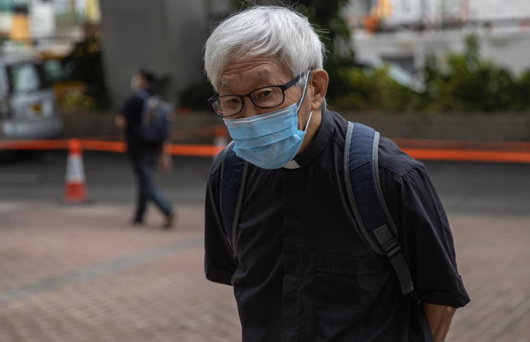 Уапсен поранешниот надбискуп на Хонг Конг, ја загрозувал националната безбедност