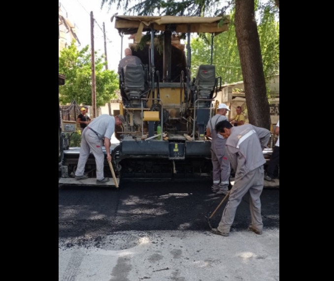 Пецаков: Започна асфалтирањето на улица „Спас Банџов“ во центарот на Охрид