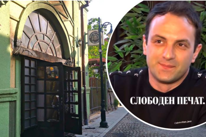 Слободен Печат: Уапсен пироманот од Битола – пејачот Ламбе Алабаковски ја потпали вратата од клубот на Бугарите!?
