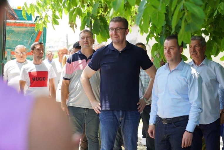 Мицкоски: Ако Спасовски не го заштити градоначалникот Стефковски кој ги спроведува законите, ќе се самоорганизираме и ќе се заштитиме