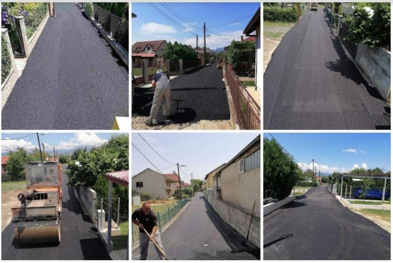 Продолжува изградбата на нови улици во општина Ѓорче Петров – 5 улици во Кисела Јабука за првпат добија асфалт