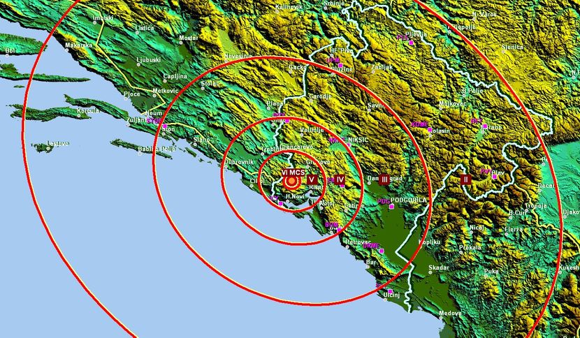 Се тресеше тлото во Црна Гора: Земјотрес регистриран кај Бар, ова се деталите