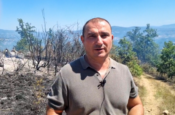 Ангелов: Очекуваме во текот на денот да имаме целосна контрола врз пожарот во малешевскиот крај